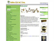 Tablet Screenshot of goldengift.com